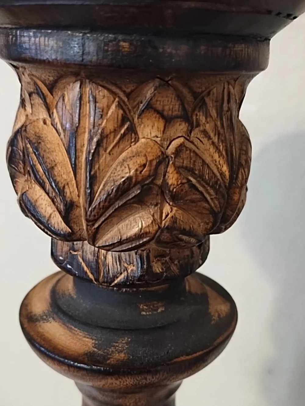 Wooden Candle Stick Holder